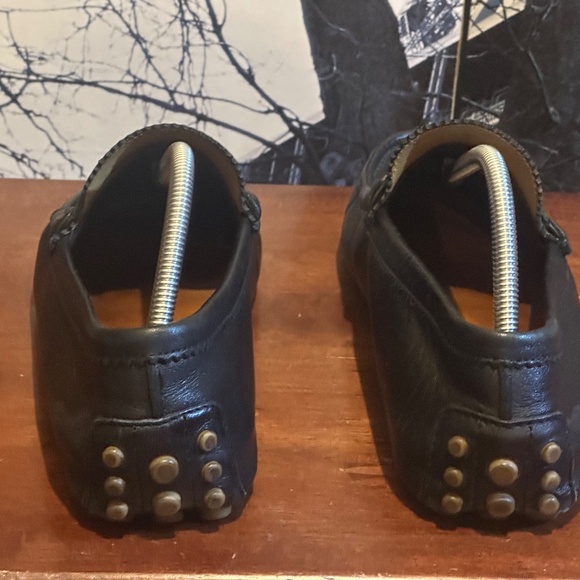 Gucci Black Leather Driving Loafer Shoes - Picture 3 of 8